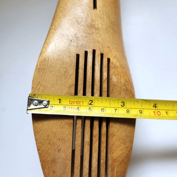 Vintage Shoe Trees Stretchers Mens 10M Classic Maple Construction Hanging Loops - Picture 13 of 13